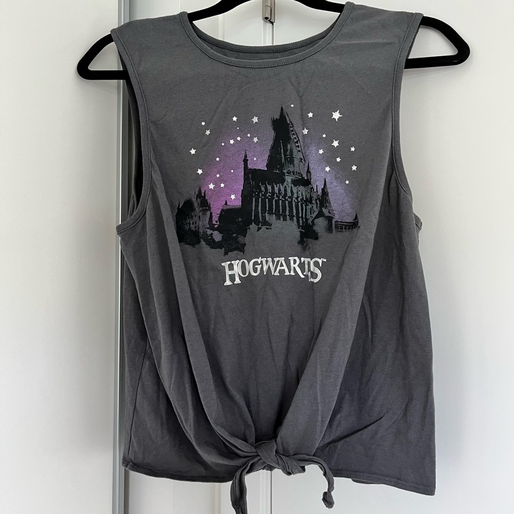 Harry Potter Hogwarts Tie-Front Tank Top from hot topic - Womens size L